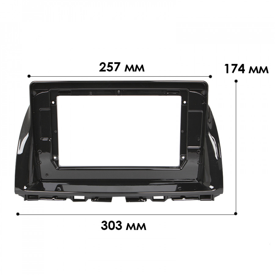 Переходная рамка Mazda CX-5 2012-2017 6 2012-2015 (TK 0137) 6568 10,1" Black