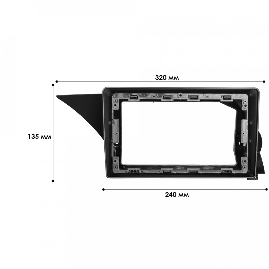 Переходная рамка Mercedes Benz GLK Class X204 2012-2015 (7579) 9"