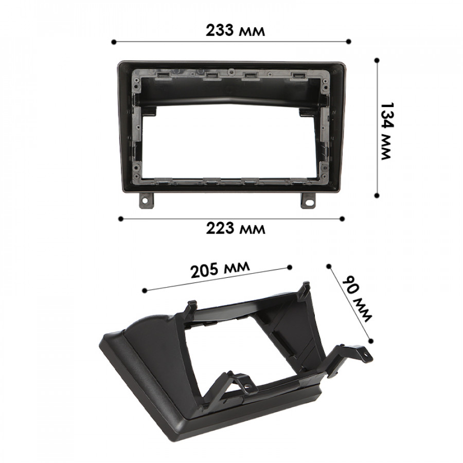 Переходная рамка Opel Astra H 2004-2014 (7821) 9"