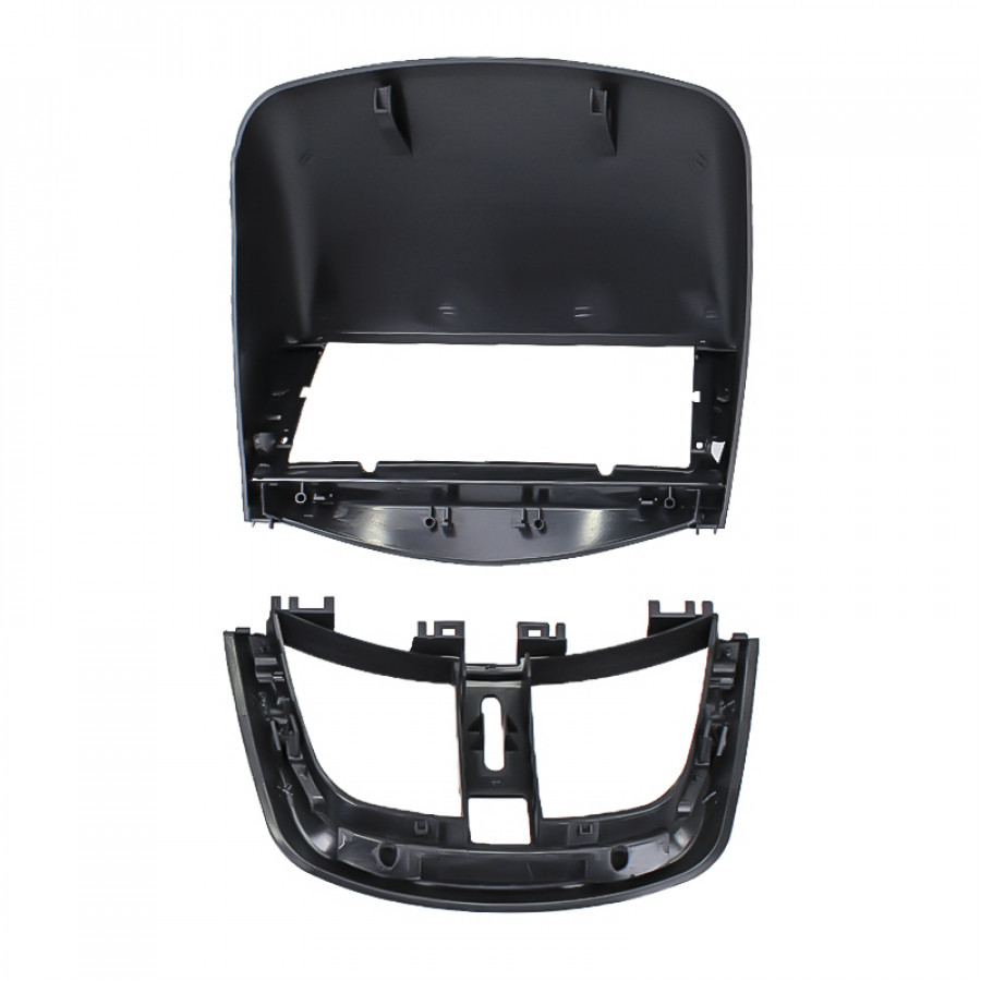 Переходная рамка Peugeot 207 2006-2015 (6869) 9" Black