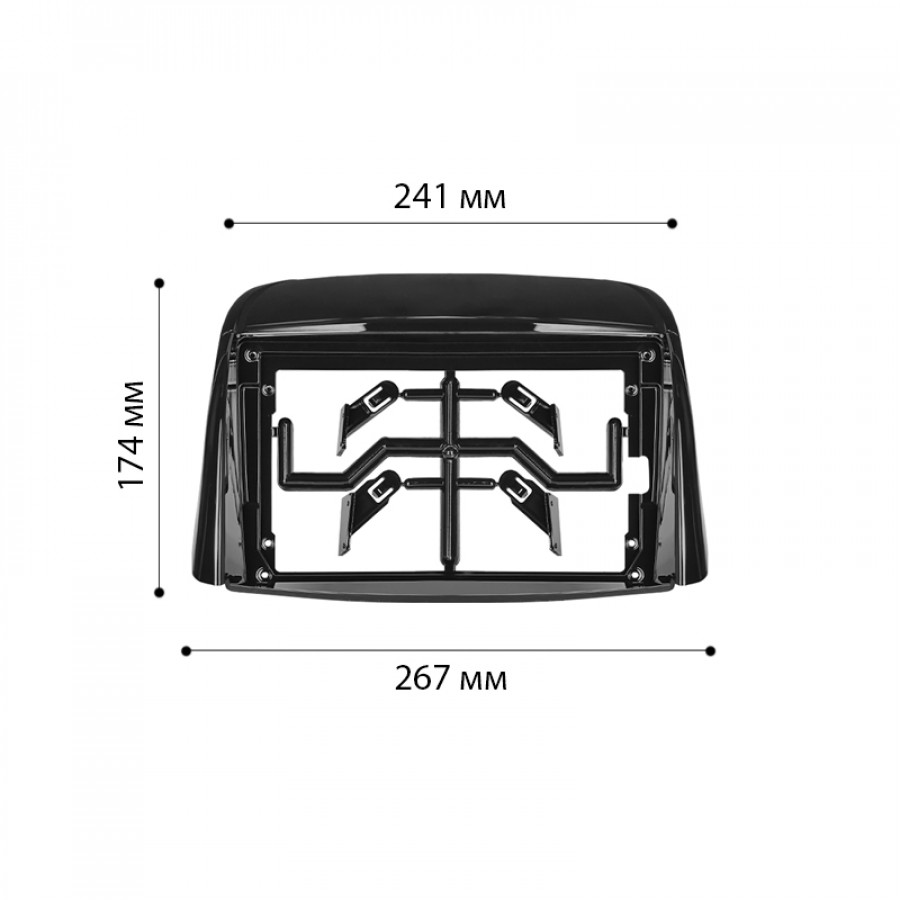 Переходная рамка Renault Koleos 2008-2016 (7401) 9"