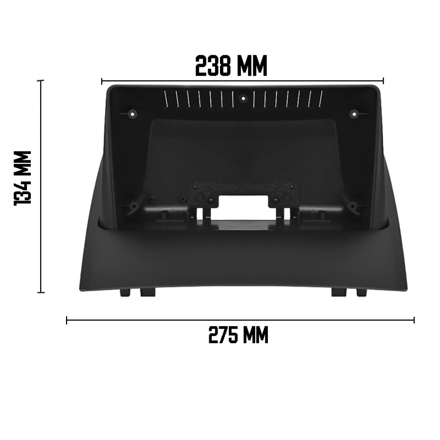 Переходная рамка Renault Megane 2 2003-2009 (RE 034N) 6797 9" Black