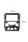 Переходная рамка SsangYong Rexton 3 Y290 2012-2017 (7344) 9"