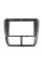 Переходная рамка Subaru Forester 2008-2012 Impreza 2007-2012 (6875) 9" Black