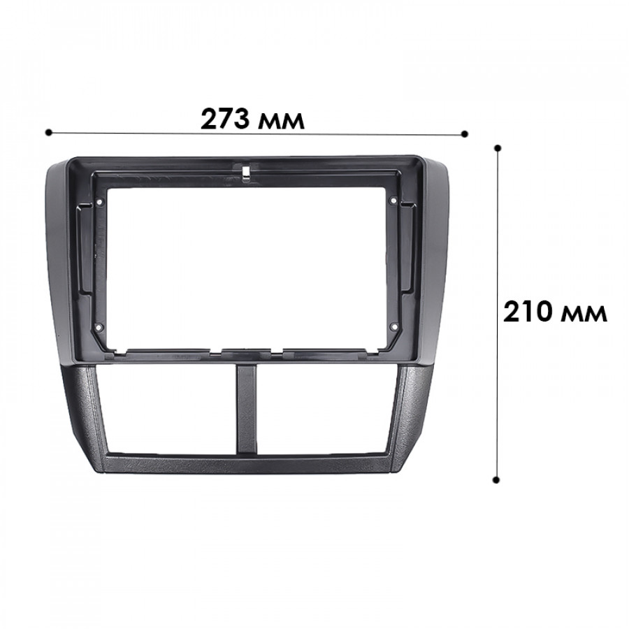 Переходная рамка Subaru Forester 2008-2012 Impreza 2007-2012 (6875) 9" Black
