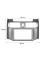 Переходная рамка Toyota 4Runner 2009+ (6588) 9"