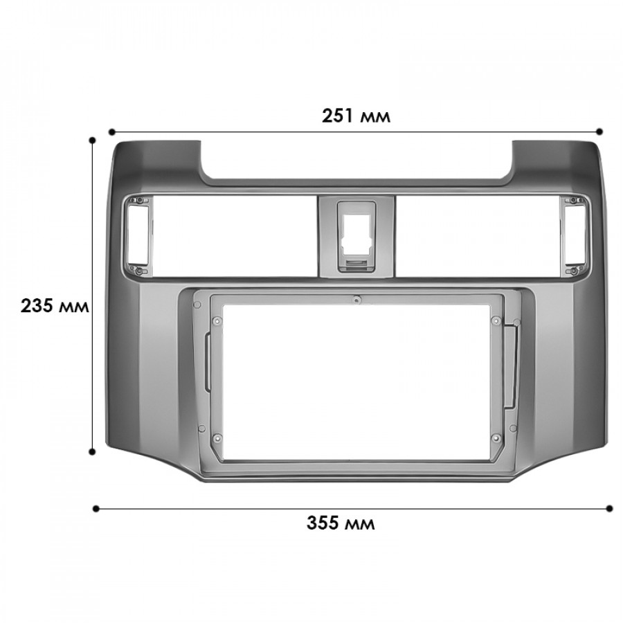 Переходная рамка Toyota 4Runner 2009+ (6588) 9"