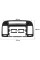 Переходная рамка Toyota Camry (ACV30) 2001-2006 (TO 200N) 6507 9" Black