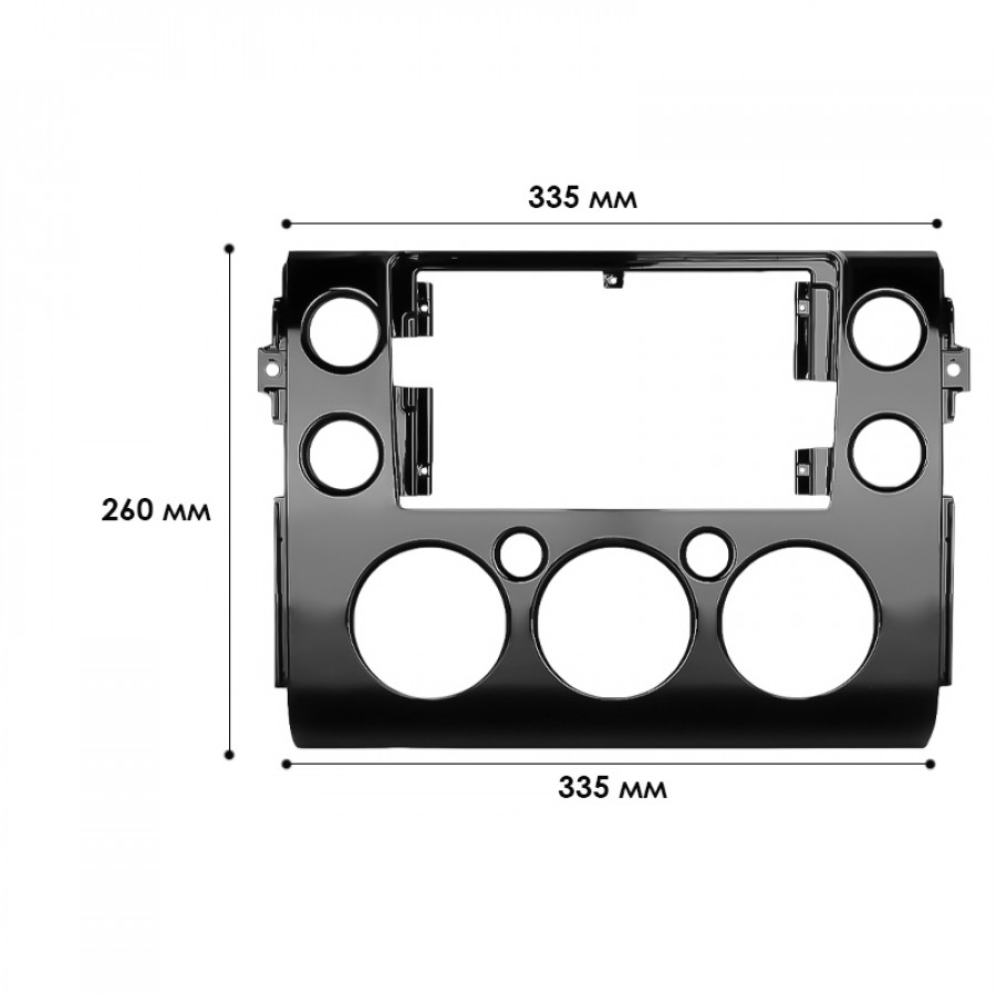 Переходная рамка Toyota FJ Cruiser 2007-2016 (6880) 9"