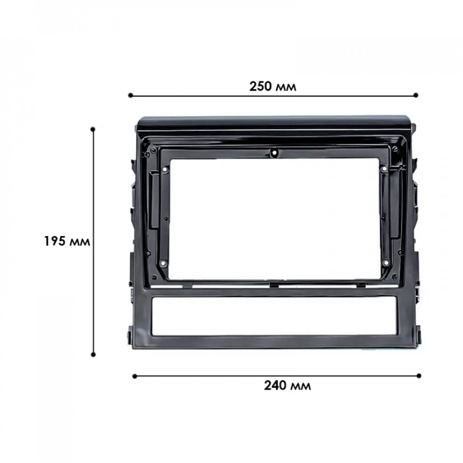 Переходная рамка Toyota Land Cruiser 200 (V8) 2015-2019 (6843) 9"