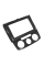Переходная рамка Volkswagen Jetta 2005-2009 Golf 2003-2008 Manual AC (6881) 10.1"