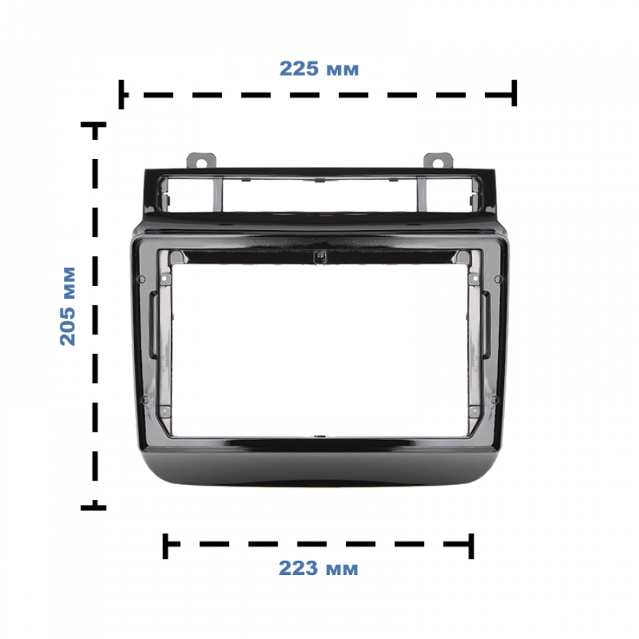 Переходная рамка Volkswagen Touareg 2010-2018 (7443) 9"