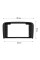 Переходная рамка Volvo S80 (VO 011N) 2001-2006 (7239) 9" Black