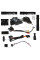 Штатный комплект переходная рамка с проводкой Audi Q7 4L 2006-2010 (1234-328) 9" + canbus