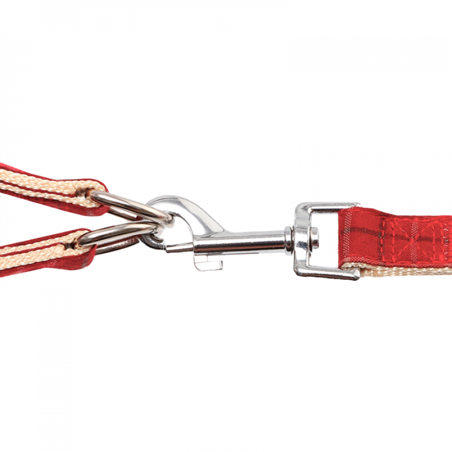 Шлея для собак с поводком Pipitao 165510 Cage Red 1.5*120 cm