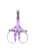 Шлея для собак или кошек с поводком Taotaopets 171120 Purple M (1.5 cm)