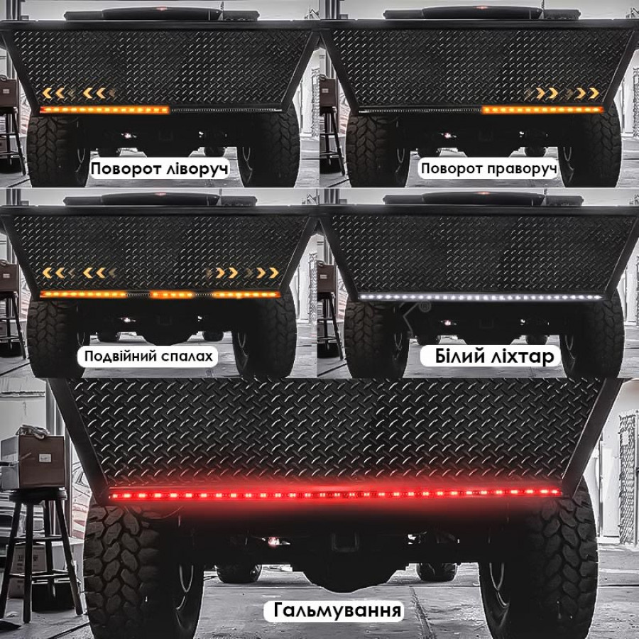 Подсветка для автомобиля гибкая LED лента для авто DXZ N-PK-1 1,5 м