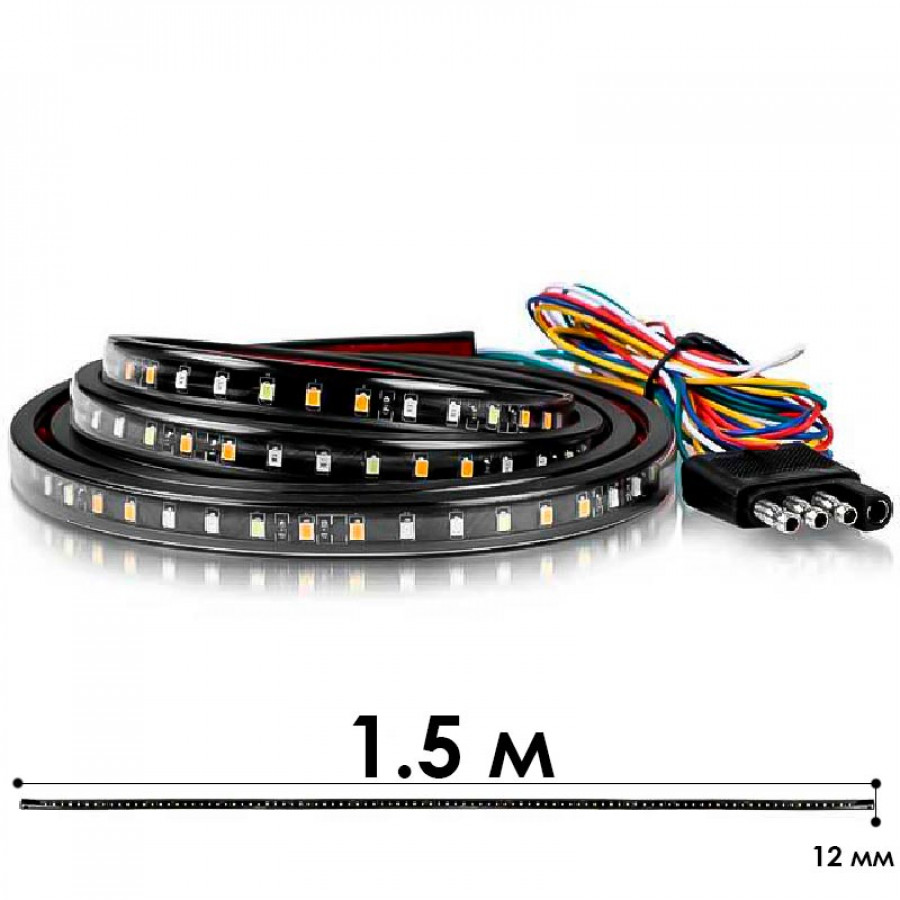 Подсветка для автомобиля гибкая LED лента для авто DXZ N-PK-1 1,5 м