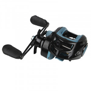 Катушка мультипликаторная Juqiwang DX 200 Black-Blue Right