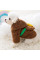 Свитер для собак и кошек Тедди 2011SXSL5932 с капюшоном утепленный Brown S