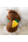 Свитер для собак и кошек Тедди 2011SXSL5932 с капюшоном утепленный Brown S