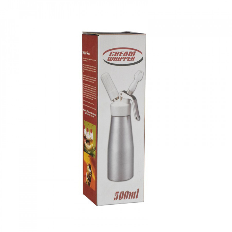 Сифон для взбивания сливок Ecocoffeetools NP500 нержавеющая сталь кремер 500 мл Silver