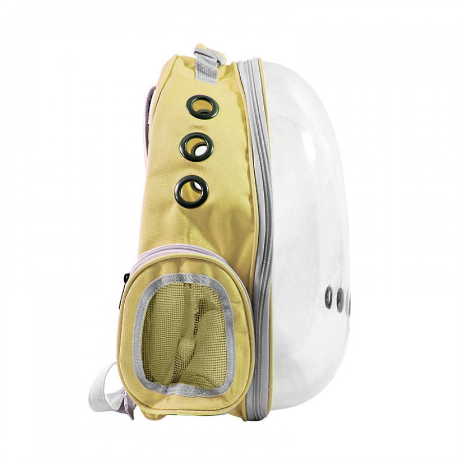 Рюкзак-переноска для кошек Taotaopets 252203 Panoramic 35*25*42cm Yellow