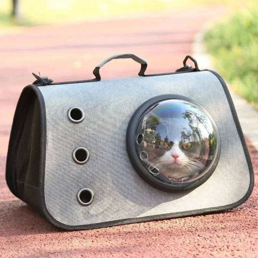 Сумка-переноска для кошек Taotaopets 254405 40*25*25 cm Gray