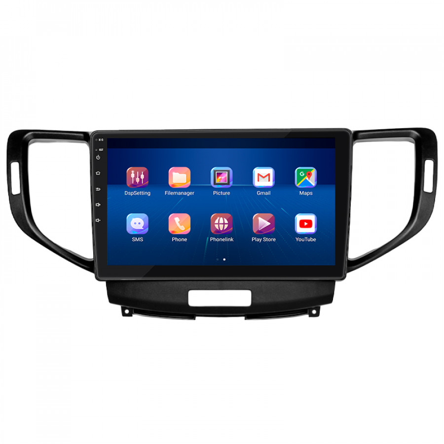 Штатная магнитола Lesko для Acura TSX II 2008-2014 экран 9" 2/32Gb 4G Wi-Fi GPS Top