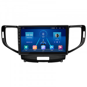 Штатная магнитола Lesko для Acura TSX II 2008-2014 экран 9" 4/64Gb 4G Wi-Fi GPS Top