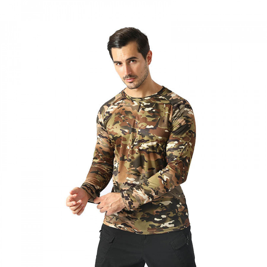 Тактический лонгслив с длинным рукавом A659 Camouflage CP 3XL