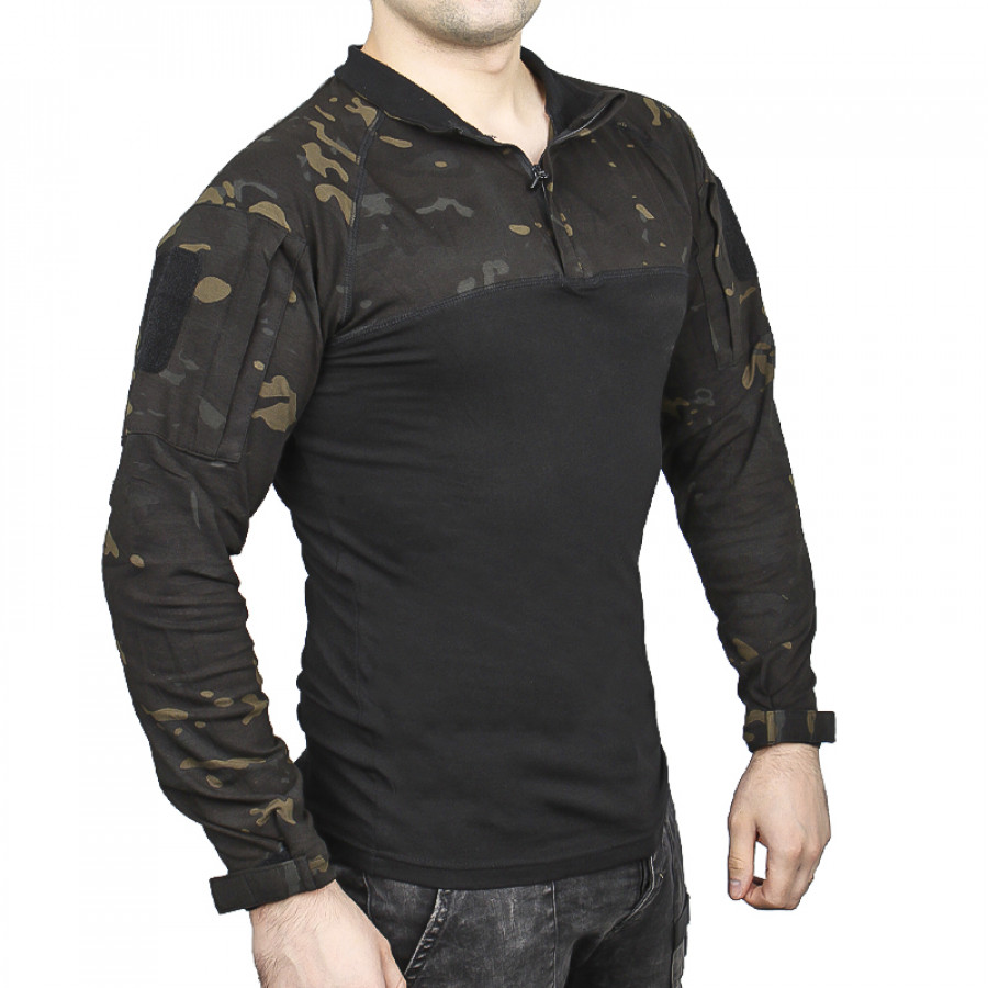 Рубашка тактическая убокс Pave Hawk PLY-11 Camouflage Black S