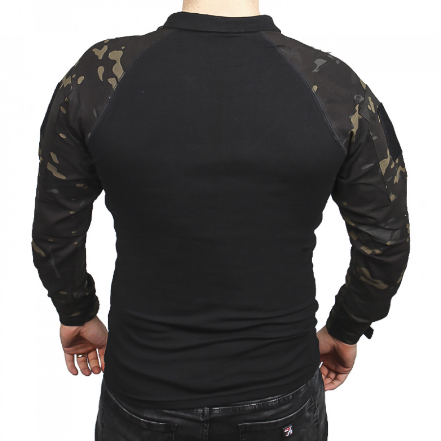 Рубашка тактическая убокс Pave Hawk PLY-11 Camouflage Black XL