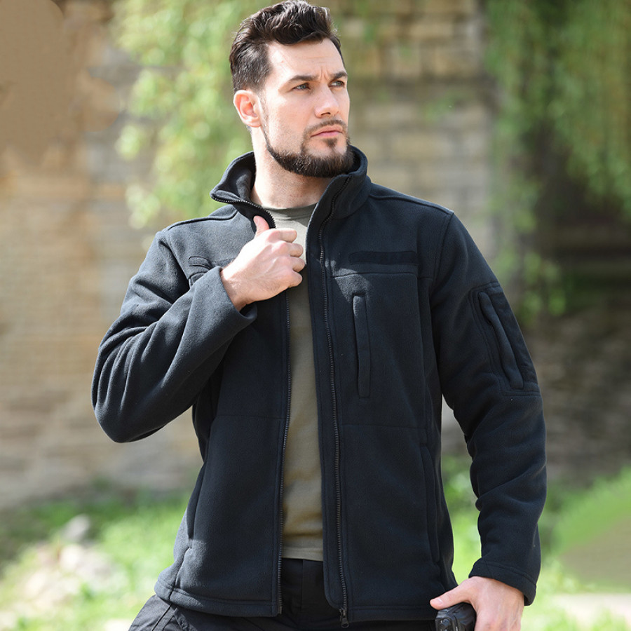 Тактическая флисовая толстовка Han-Wild HW012 Black 2XL
