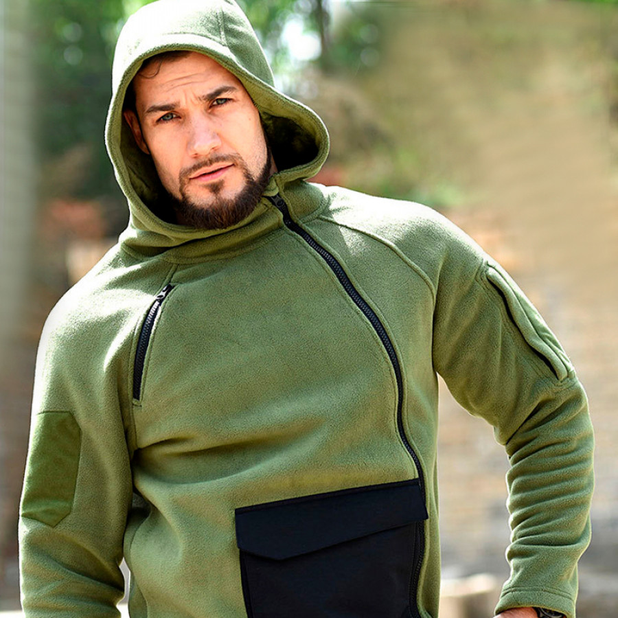 Тактическая флисовая толстовка Han-Wild HW021 Green S