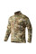 Тактическая флисовая кофта военная толстовка армейская S.archon HSD06 Camouflage CP 2XL