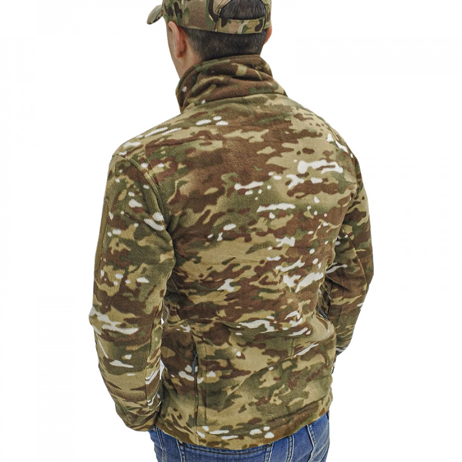 Тактическая флисовая кофта военная толстовка армейская S.archon HSD06 Camouflage CP L