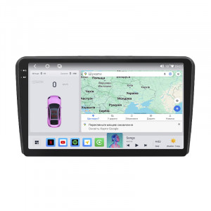 Штатная магнитола Lesko для Audi A3 II (8P) Рестайлинг 1 2004-2008 экран 9" 4/64 QLED CarPlay 4G Wi-Fi GPS 360 Prime