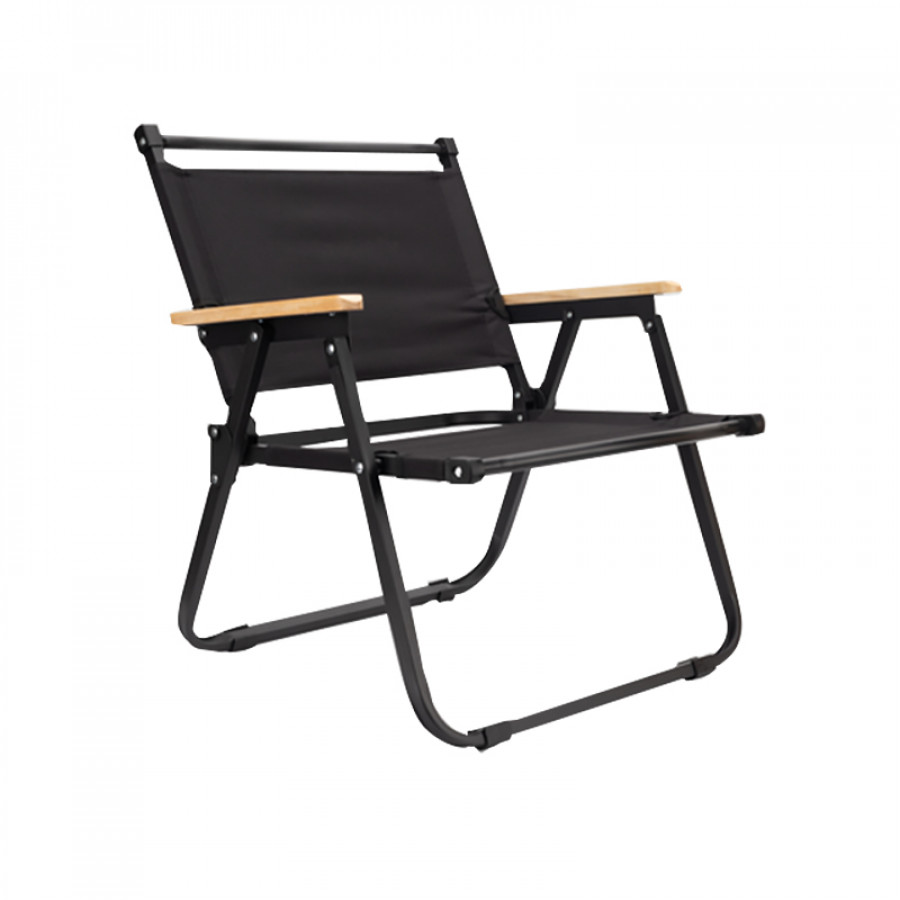 Кресло туристическое S3344 складное для сада туризма рыбалки Black
