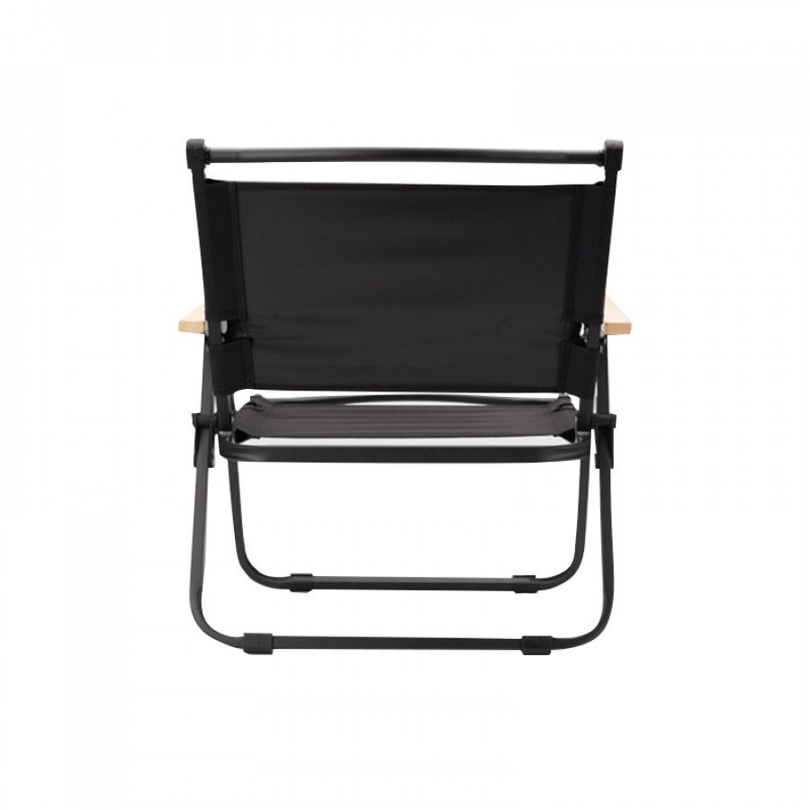 Кресло туристическое S3344 складное для сада туризма рыбалки Black