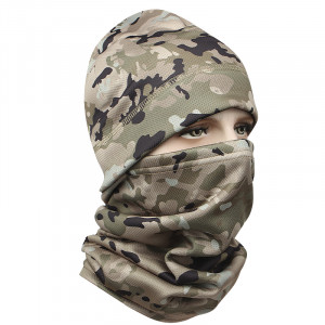 Комплект шапка-баф флисовая JY-139 Camouflage CP