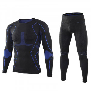 Термобілизна чоловіча A201 Black-Blue XL