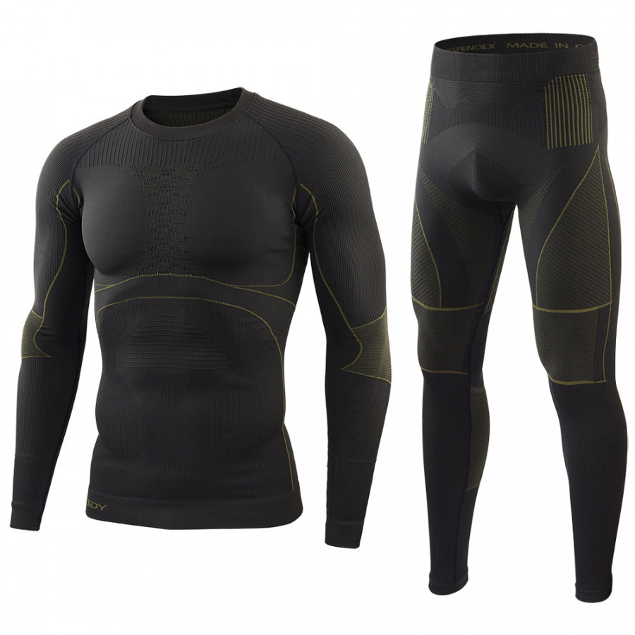 Термобілизна чоловіча A202 Black 2XL