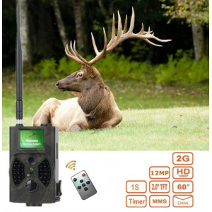 Фотопастка Suntek HC 300M з кутом огляду 120°, передача даних через GSM, нічна зйомка та датчик руху.