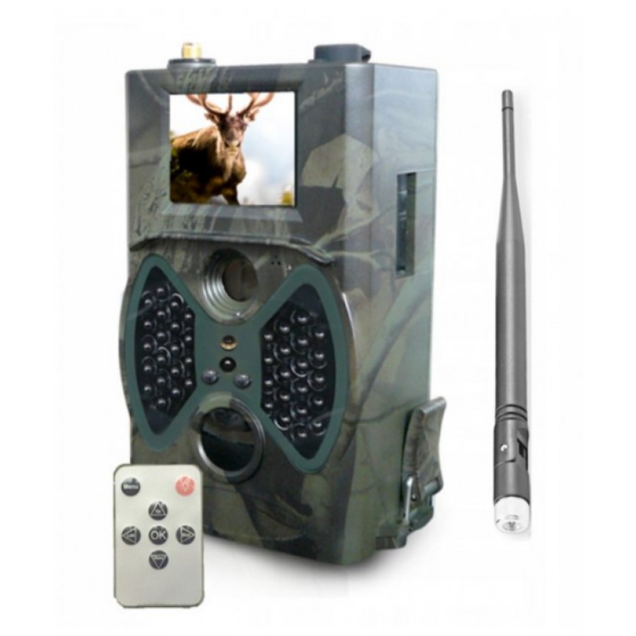 Фотопастка Suntek HC 300M з кутом огляду 120°, передача даних через GSM, нічна зйомка та датчик руху.
