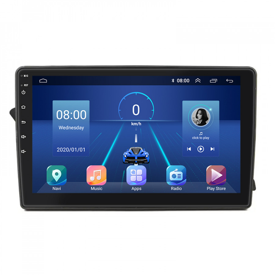 Штатная магнитола Lesko для Audi A4 IV (B8) Рестайлинг 2011-2015 экран 9" 2/32Gb 4G Wi-Fi GPS Top