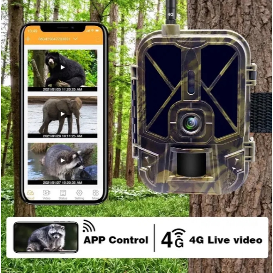 Фотопристрій HC940 LTE PRO з передачею даних, акумулятором 10000mAh, 4G, відео 4K, фото 30МП