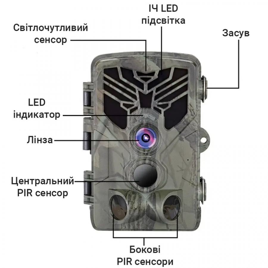 Фотоловушка Suntek HC-810M Li – автономна камера з датчиком руху та підтримкою Li батареї