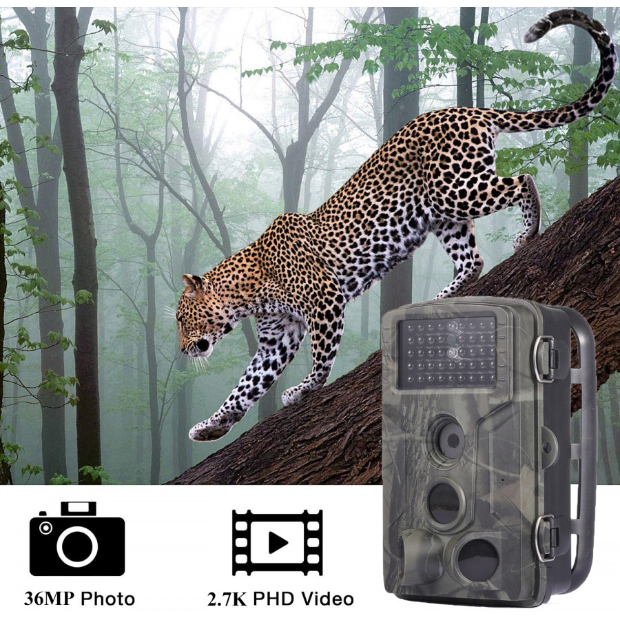 Фотопастка Suntek WiFi802 Plus з дальністю до 20 м, кут огляду 90°, захист IP65.