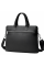 Шкіряна чоловіча ділова сумка 38x29x8, папка портфель для роботи  Tiding Bag 30987 чорна